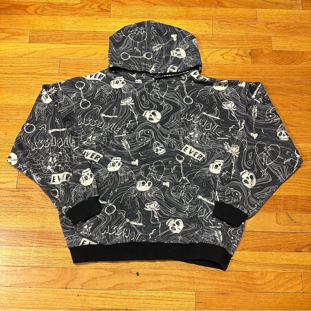 Y2K Assholes Live Forever Gothic Grunge Alternative Hoodie